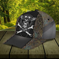 Bikergod Motorcycle Skull Mechanic Classic Cap NABH235