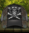 Bikergod Motorcycle Skull Mechanic Classic Cap NABH235