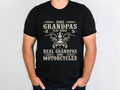 Bikergod Motorcycle Real Grandpas Ride Motorcycles T-shirt, Crew-neck Sweatshirt, Hoodie, Tank Top, V-neck T-shirt Design 2D Full Printed Sizes S - 5XL - NABS394