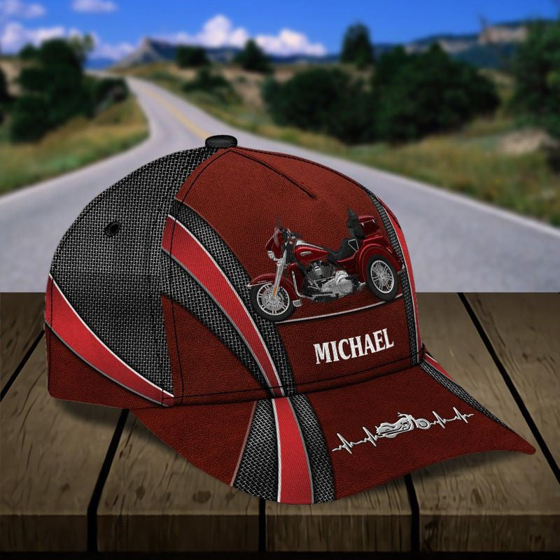 Bikergod Motorcycle Custom Name Classic Cap NABJ131