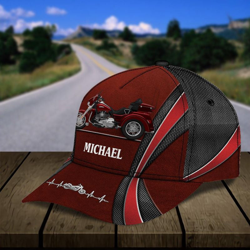 Bikergod Motorcycle Custom Name Classic Cap NABJ131