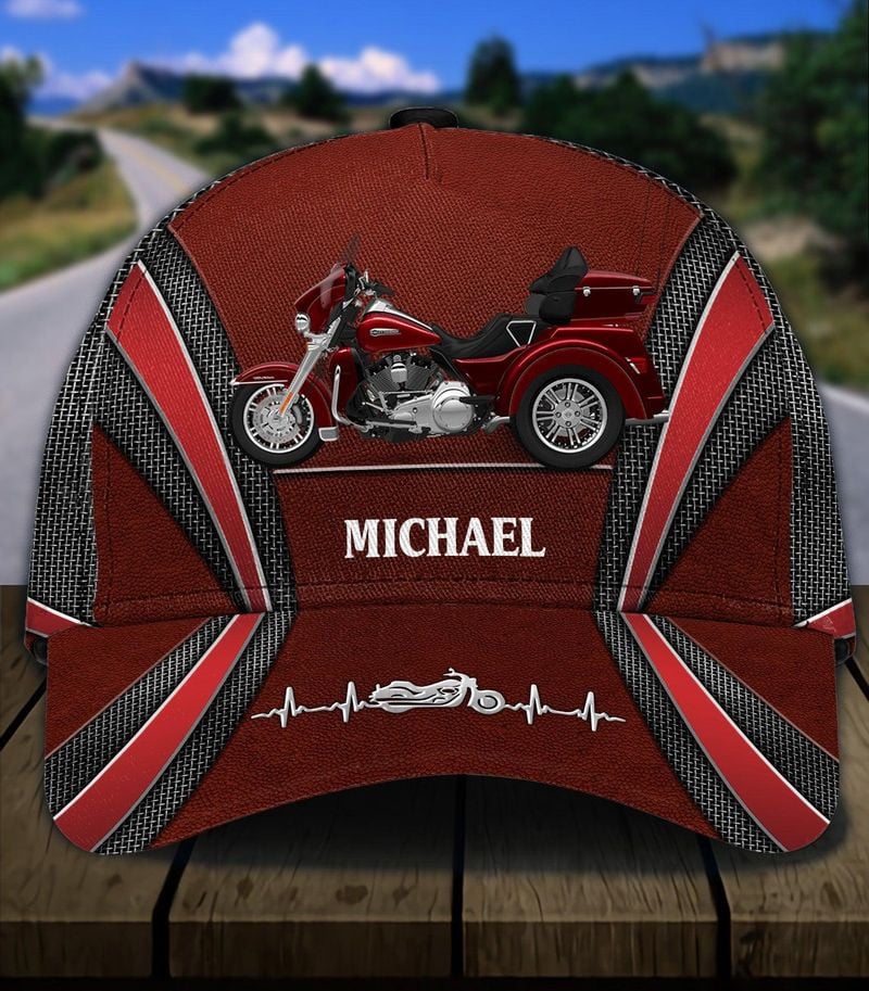 Bikergod Motorcycle Custom Name Classic Cap NABJ131