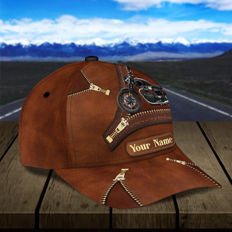 Bikergod Motorcycle Custom Name Classic Cap NABJ143