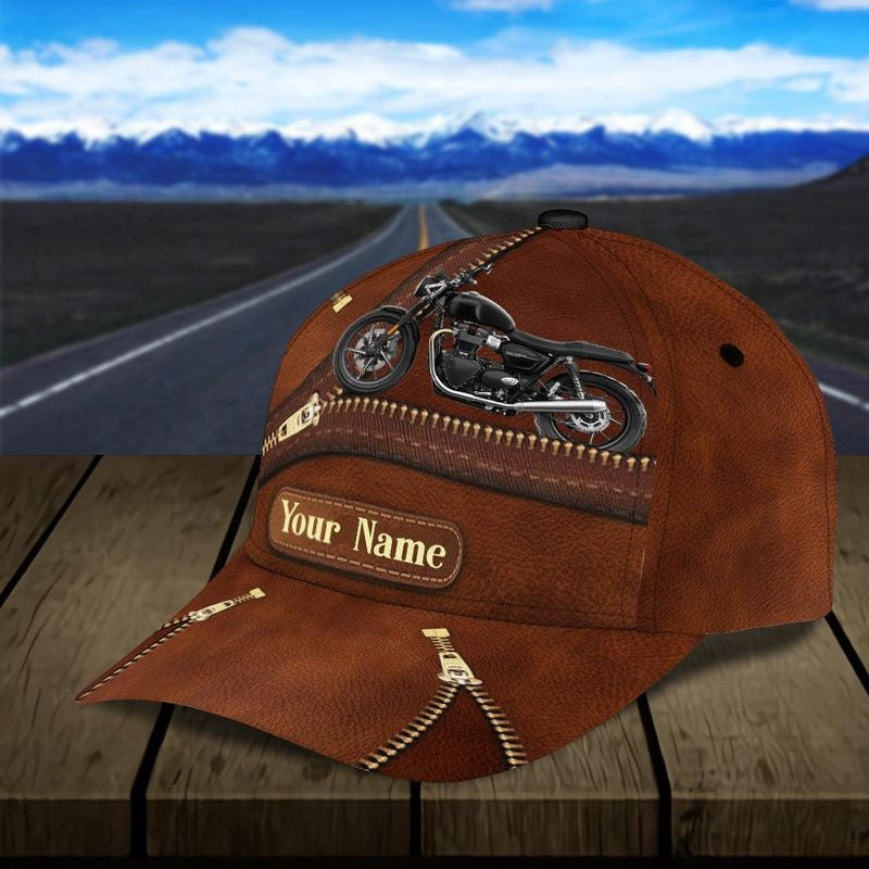 Bikergod Motorcycle Custom Name Classic Cap NABJ143