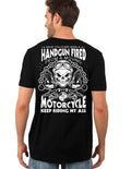Bikergod Motorcycle KEEP RIDING MY ASS T-shirt, Crew-neck Sweatshirt, Hoodie, Tank Top, V-neck T-shirt Design 2D Full Printed Sizes S - 5XL - NABF292