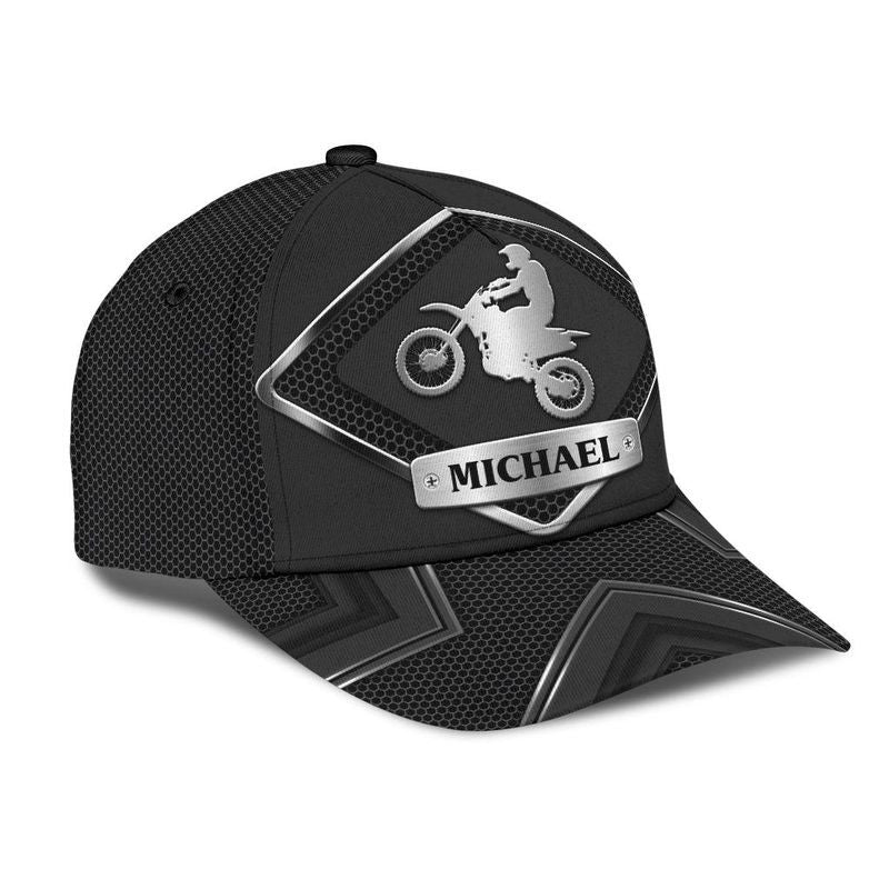 Bikergod Motorcycle Custom Name Classic Cap NABH247