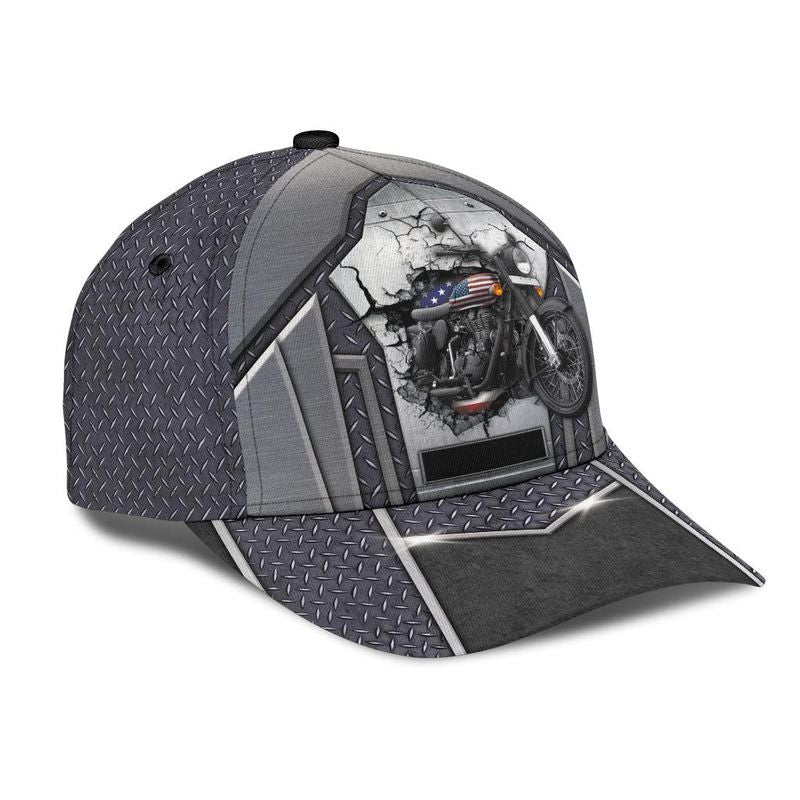 Bikergod Motorcycle Custom Name Classic Cap NABH250