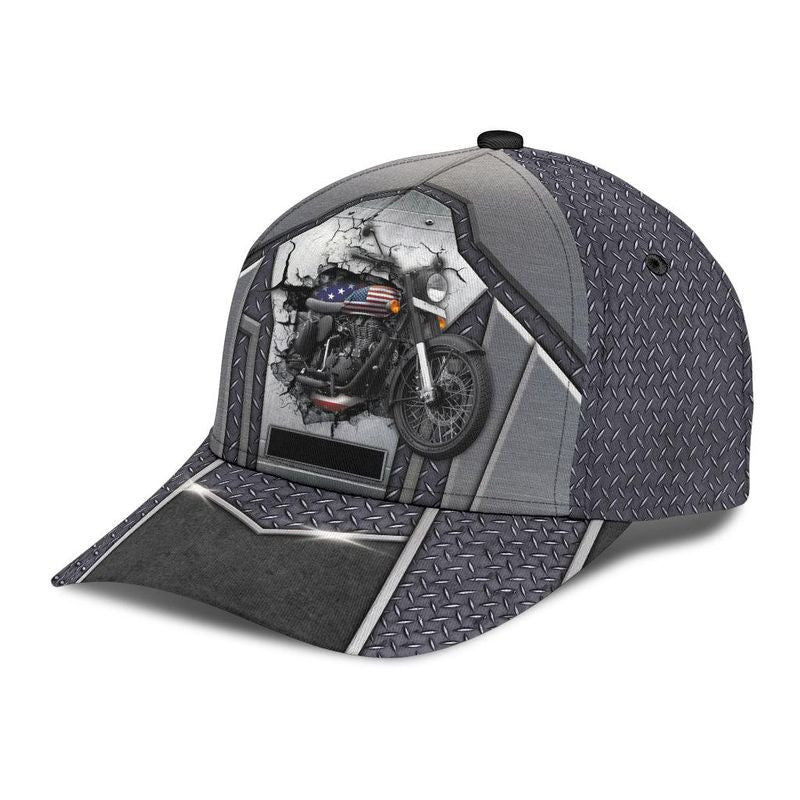 Bikergod Motorcycle Custom Name Classic Cap NABH250