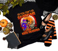 Bikerhood Motorcycle Old Witch Riding You can?t scare me i?m a biker grandma Halloween T-shirt, Crew-neck Sweatshirt, Hoodie, Tank Top, V-neck T-shirt Design 2D Full Printed Sizes S - 5XL - NABD250