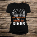Bikergod Motorcycle These Titties Are Protected By A Smokin Hot Biker T-shirt, Crew-neck Sweatshirt, Hoodie, Tank Top, V-neck T-shirt Design 2D Full Printed Sizes S - 5XL - NABF298