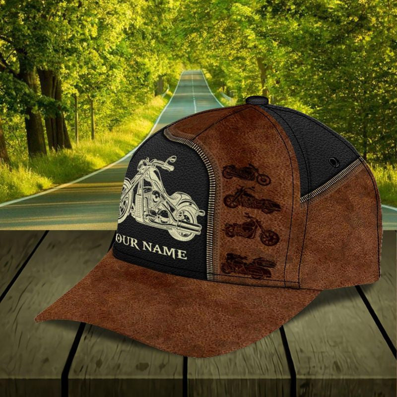 Bikergod Motorcycle Custom Name Classic Cap NABH226