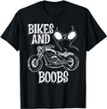 Bikergod Motorcycle Bikes And Boobs T-shirt, Crew-neck Sweatshirt, Hoodie, Tank Top, V-neck T-shirt Design 2D Full Printed Sizes S - 5XL - NABG172