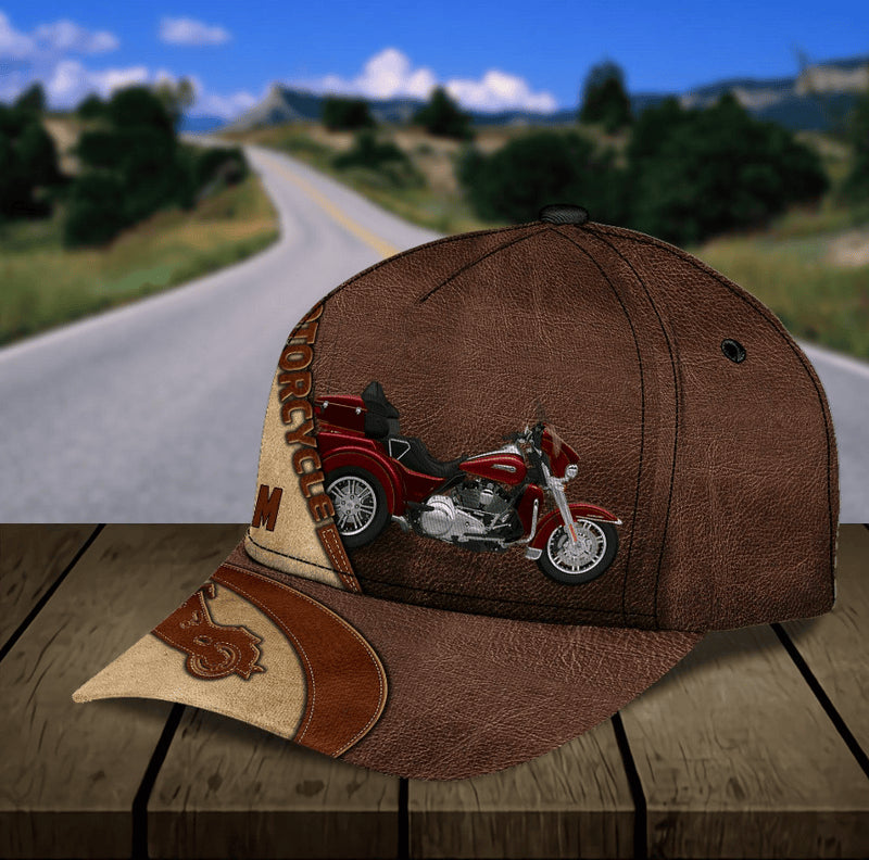 Bikergod Motorcycle Custom Name Classic Cap NABJ129