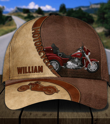 Bikergod Motorcycle Custom Name Classic Cap NABJ129
