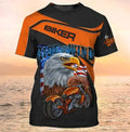 Bikergod Motorcycle Ride Like The Wind  T-shirt Design 3D Full Printed Sizes S - 5XL - NMK298