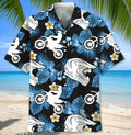 Bikergod Motorcycle COTTON Hawaii Shirt Design 3D Full Printed Sizes S - 5XL NMK287
