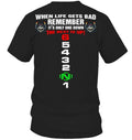 Bikergod Motorcycle When Life Get Bad T-shirt, Crew-neck Sweatshirt, Hoodie, Tank Top, V-neck T-shirt Design 2D Full Printed Sizes S - 5XL - NABD236