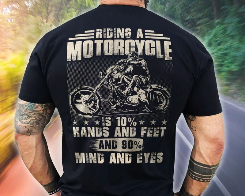 Bikergod Motorcycle Riding a Motorcycle Vintage T-shirt, Crew-neck Sweatshirt, Hoodie, Tank Top, V-neck T-shirt Design 2D Full Printed Sizes S - 5XL - NABB226