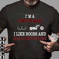 Bikergod Motorcycle I?m a simple man I like boobs and ride a motorcycle T-shirt, Crew-neck Sweatshirt, Hoodie, Tank Top, V-neck T-shirt Design 2D Full Printed Sizes S - 5XL - NABF319