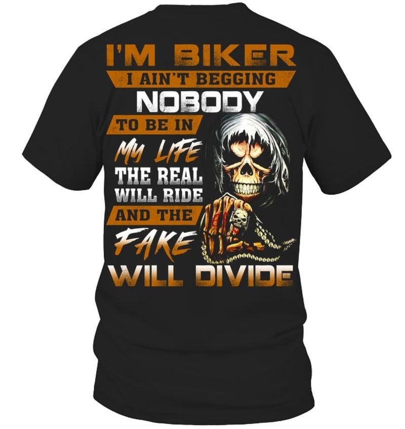 Bikergod Motorcycle I AM A Biker T-shirt, Crew-neck Sweatshirt, Hoodie, Tank Top, V-neck T-shirt Design 2D Full Printed Sizes S - 5XL - NABD223