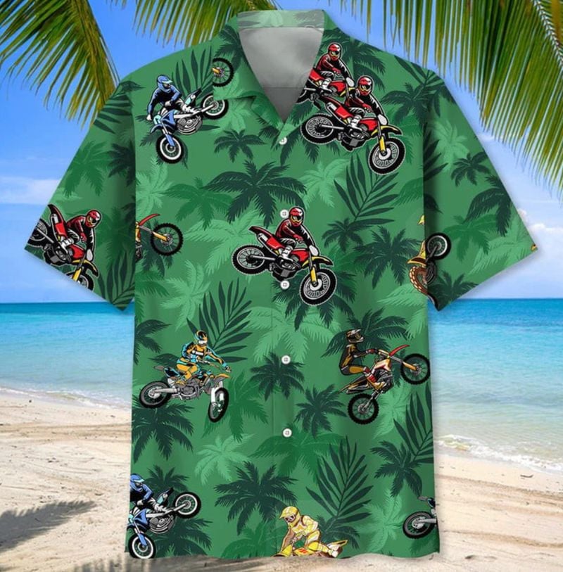 Bikergod Motorcycle COTTON Hawaii Shirt Design 3D Full Printed Sizes S - 5XL NMK292