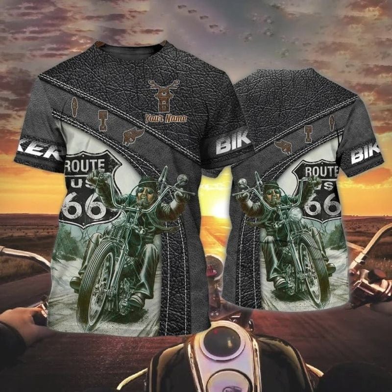 Bikergod Motorcycle Custom Name  T-shirt Design 3D Full Printed Sizes S - 5XL - NMK280