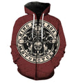 Bikergod Motorcycle King Road Motorcycle  Zip Hoodie Design 3D Full Printed Sizes S - 5XL - NABC380