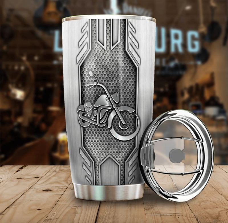 Bikergod Motorcycle Stainless Steel 20 Oz Tumbler- NABJ125