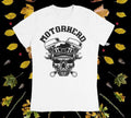 Bikergod Motorcycle Motorhead Skull Biker T-shirt, Crew-neck Sweatshirt, Hoodie, Tank Top, V-neck T-shirt Design 2D Full Printed Sizes S - 5XL - NABB202