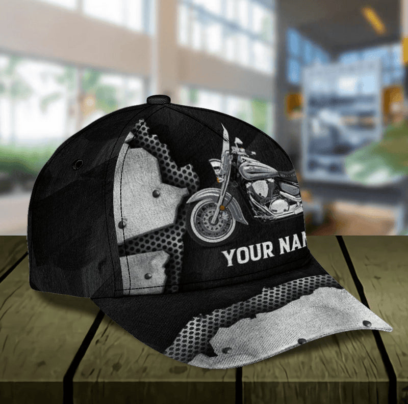 Bikergod Motorcycle Custom Name Classic Cap NABJ149