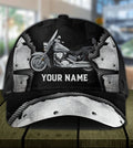 Bikergod Motorcycle Custom Name Classic Cap NABJ149
