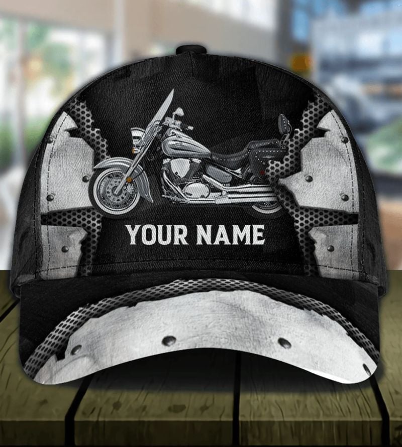 Bikergod Motorcycle Custom Name Classic Cap NABJ149