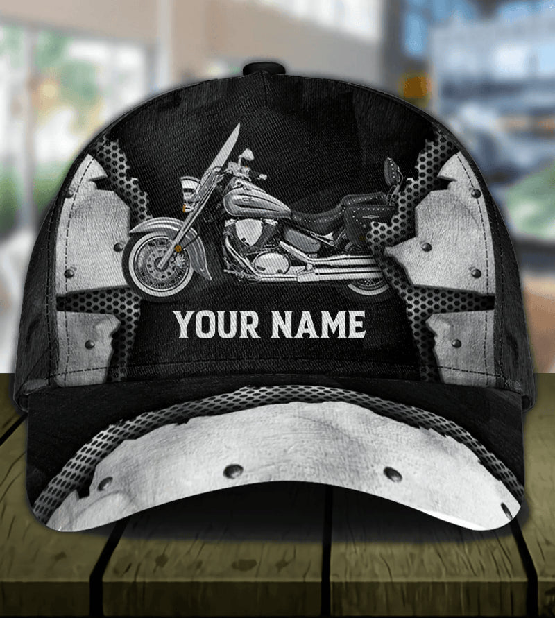 Bikergod Motorcycle Custom Name Classic Cap NABJ149