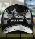 Bikergod Motorcycle Custom Name Classic Cap NABJ149