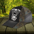 Bikergod Motorcycle Skull Mechanic Classic Cap NABH236