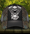 Bikergod Motorcycle Skull Mechanic Classic Cap NABH236