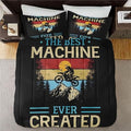 Bikergod Motorcycle The Best Machine Ever Motocross Rider Bedding Set Cover Design 3D - NABB268