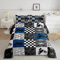 Bikergod Motorcycle Motocross Rider Dirt Bike Bedding Set Cover Design 3D - NABB273