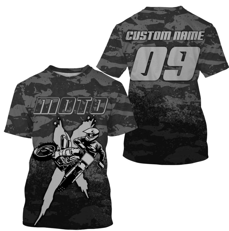 Bikergod Motorcycle Custom Name And Number  T-shirt Design 3D Full Printed Sizes S - 5XL - NMK325
