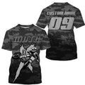 Bikergod Motorcycle Custom Name And Number  T-shirt Design 3D Full Printed Sizes S - 5XL - NMK325