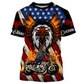 Bikergod Motorcycle Custom Name  T-shirt Design 3D Full Printed Sizes S - 5XL - NMK17