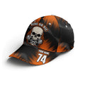 Bikergod Motorcycle Ride or Die Custom Name And Number Classic Cap NMI253