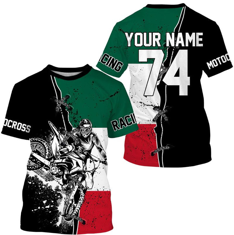 Bikergod Motorcycle Custom Name And Number  T-shirt Design 3D Full Printed Sizes S - 5XL - NMTM338