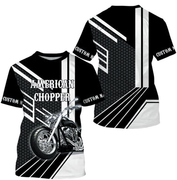 Bikergod Motorcycle American Chopper Custom Name  T-shirt Design 3D Full Printed Sizes S - 5XL - NMK12A