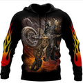 Bikergod Motorcycle Skull Biker  Hoodie Design 3D Full Printed Sizes S - 5XL - NALA368H