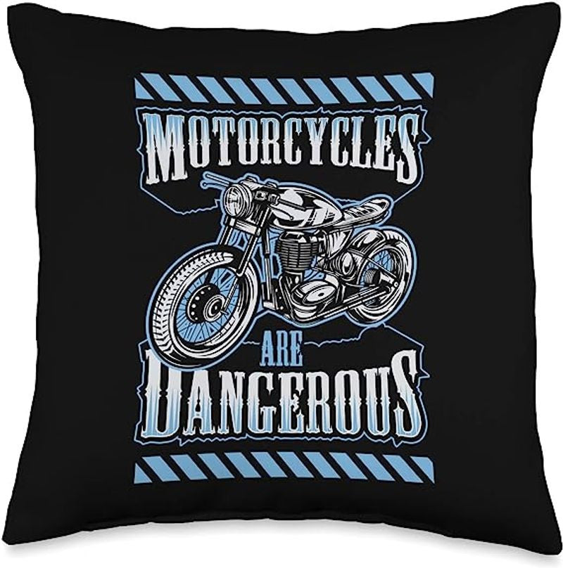Bikergod Motorcycles are Dangerous Pillow Case Design 3D Full Printed NAMA219