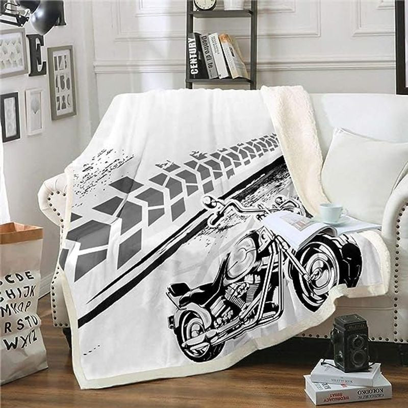 Bikergod Motorcycle Motocross Blanket NABC352