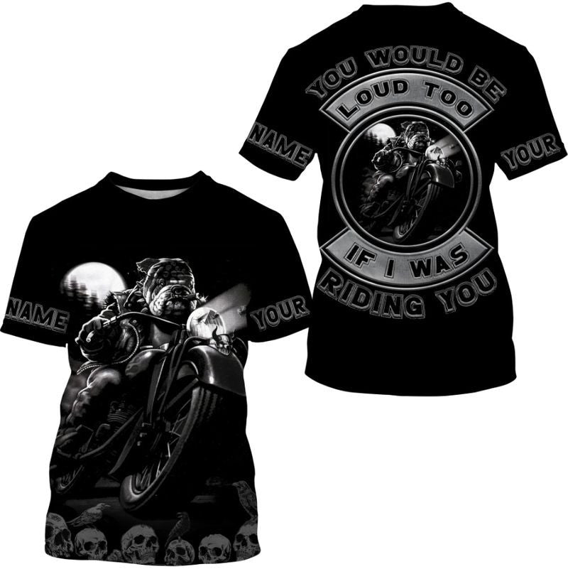Bikergod Motorcycle Custom Name  T-shirt Design 3D Full Printed Sizes S - 5XL - NMK10B