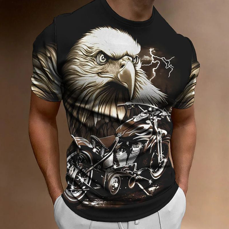 Bikergod Motorcycle Eagle  T-shirt Design 3D Full Printed Sizes S - 5XL - NAMA202