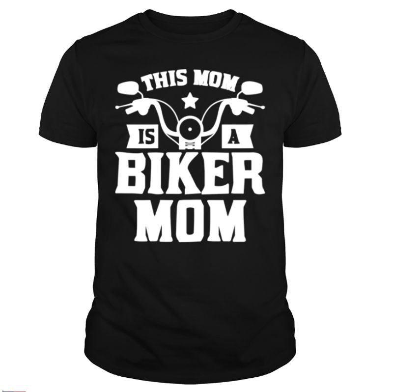 Bikergod Motorcycle This Mom Is A Biker Mom T-shirt, Crew-neck Sweatshirt, Hoodie, Tank Top, V-neck T-shirt Design 2D Full Printed Sizes S - 5XL - NALA388